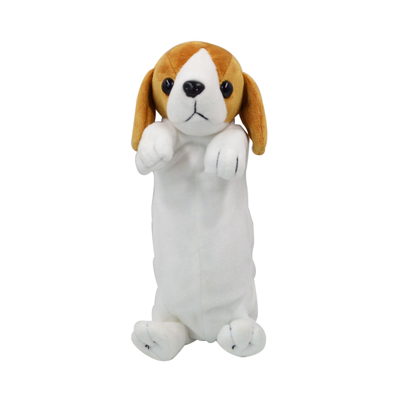 Minache Women Animal Dog Plush Stationery Pouch Pen Pencil Case Ladies Cosmetic Bag