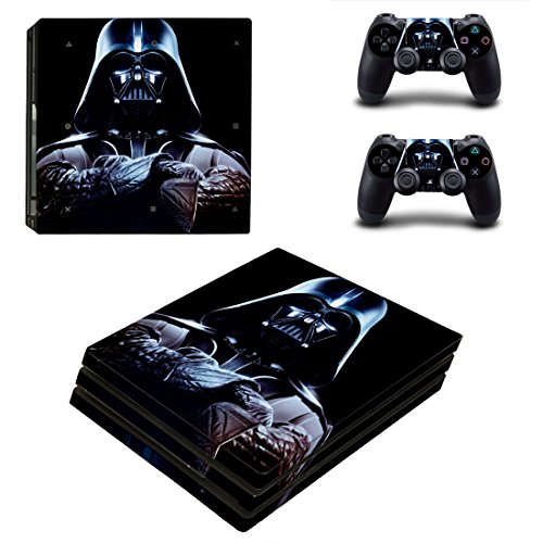 Adventure Games PS4 PRO - Star Wars, Darth Vader - Playstation 4 Vinyl Console Skin Decal Sticker + 2 Controller Skins Set