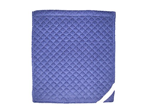 大明企画防災頭巾用 コール天カバー大ブルー 座布団式 約32×36cm 417-01