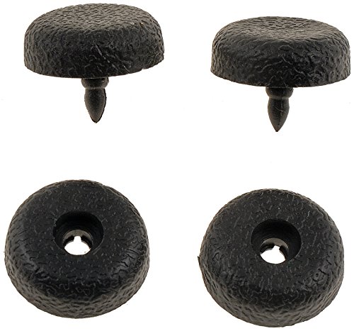 image for DORMAN 74357 Seat Belt Buckle Button Stop Kit, Black