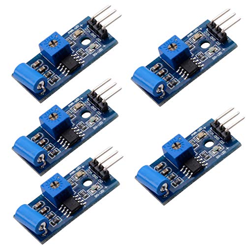 Hailege 5pcs SW-420 Módulo de sensor de vibración Interruptor de