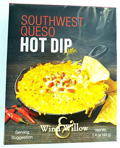 Wind and Willow Southwest Queso Hot Dip Mix - 1.4 Ounce (4 Pack)