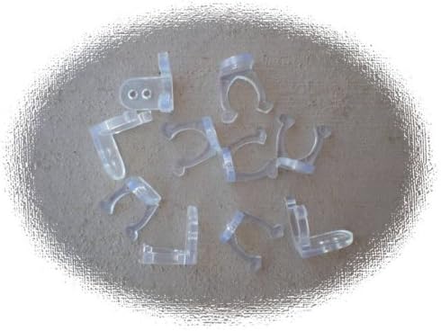 20 PACK OF HOLDING CLIPS FOR 2 WIRE 1/2 inch LED ROPE LIGHTING