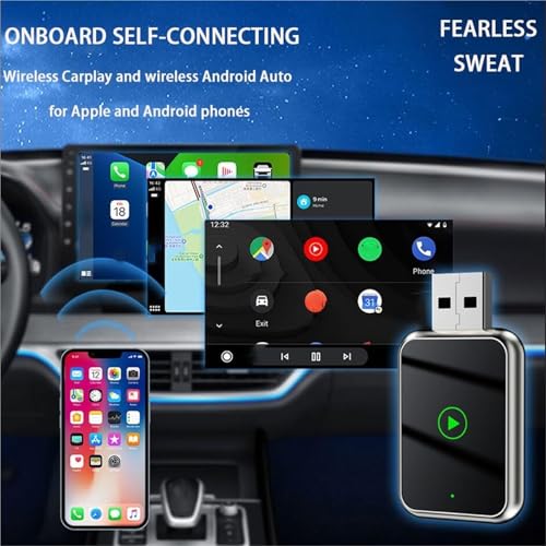 Adaptateur CarPlay sans fil XT6 conversion immédiate fluide et sans câble - 2