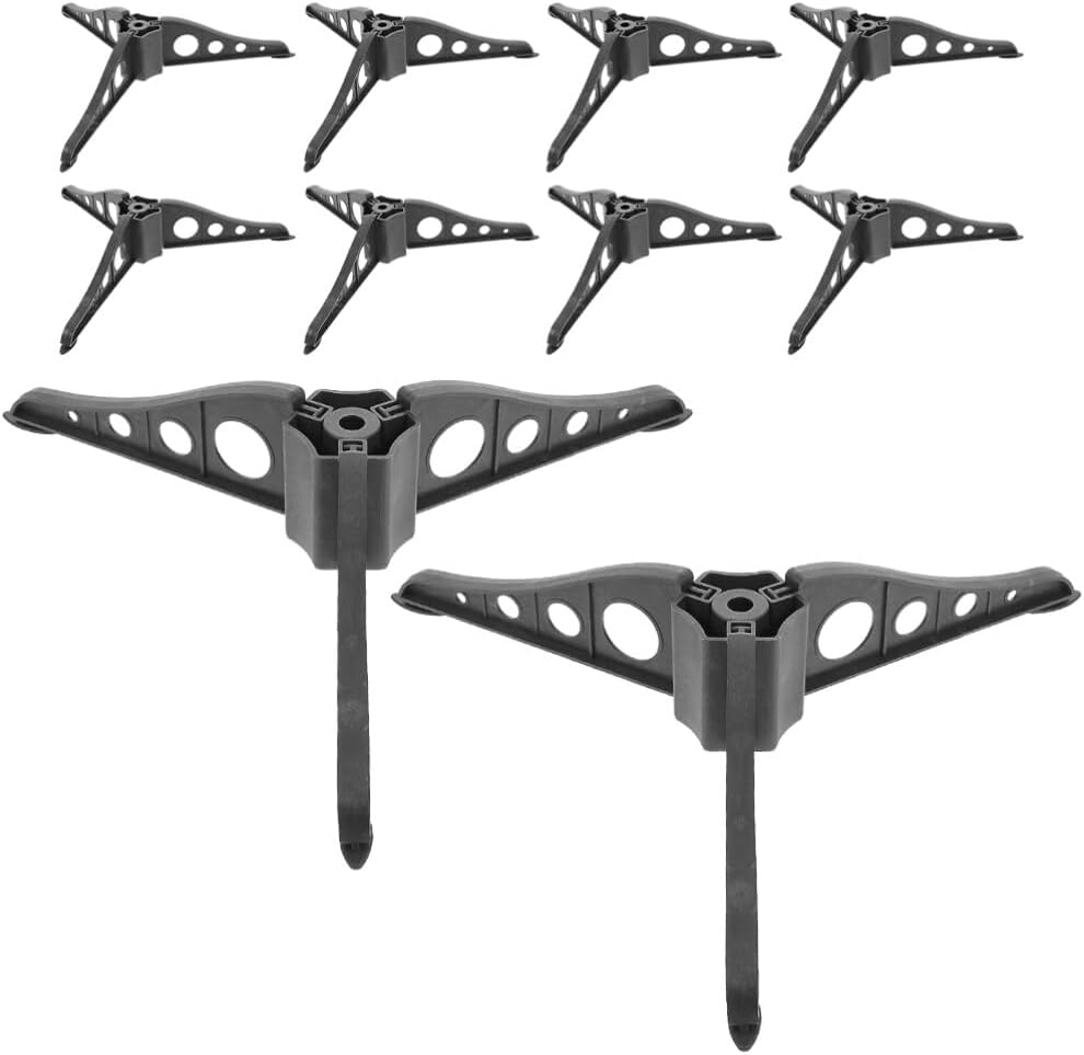 Ciieeo 10pcs Christmas Tree Base Stand Sturdy Bracket for Easy Installation for Holiday Decorations and Festive Charm