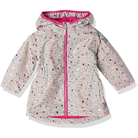 Hatley Girl's Waterproof Rain Jacket with Hearts Cover