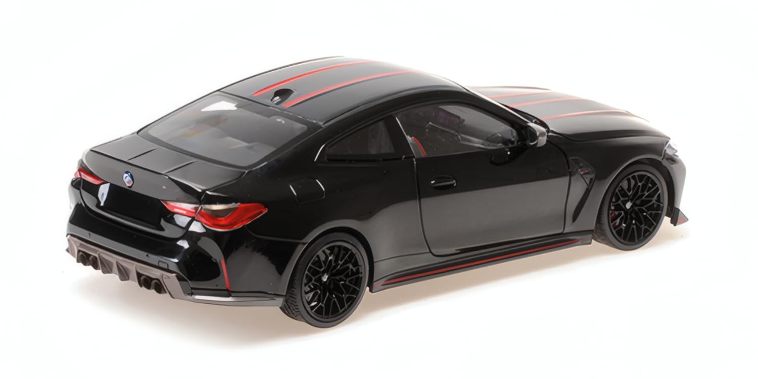 Amazon | ミニチャンプス 1/18 BMW M4 CSL 2022 ブラック ミニカー