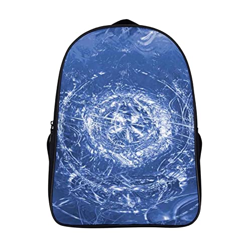 Sac à dos de travail et voyage bleu au motif 3D cool pour le quotidien