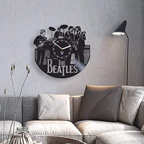 Music Legends Band Gift, Rock Fans, Vinyl Record Wall Clock, Handmade Best Gift For Fans, Vinyl Record, Silent Mechanism, Wall Sticker, Wall Art Product Name #TOP1