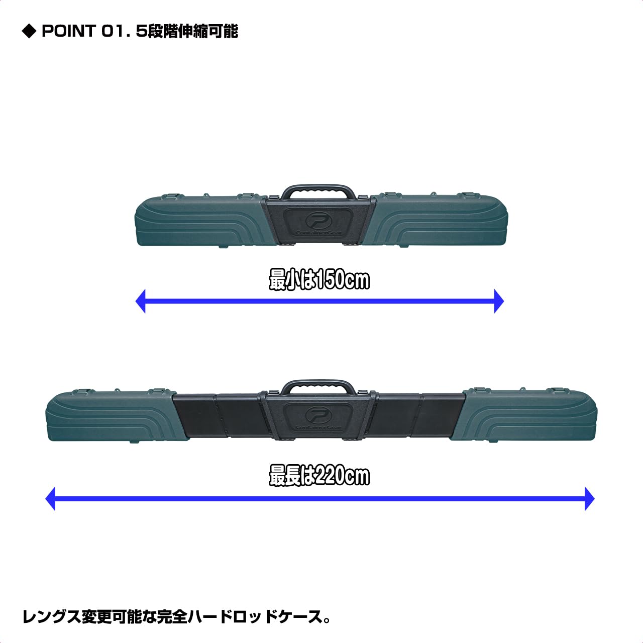 バスロッド BC-65M-2 赤 6フィート ロッドケース付き JACKALL BPM