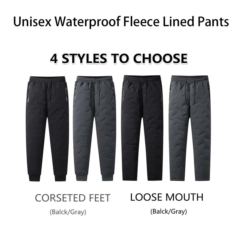 Polar Supply Fleece Pants, PolarPants Fleece Thermal-Pants Unisex, Fleece Lined Pants Women & Mens4