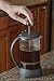 FP Coffee Maker French Press Coffee Maker w/ Glass Carafe and Sturdy Plastic Frame: 34 oz (8 cup) capacity; black
