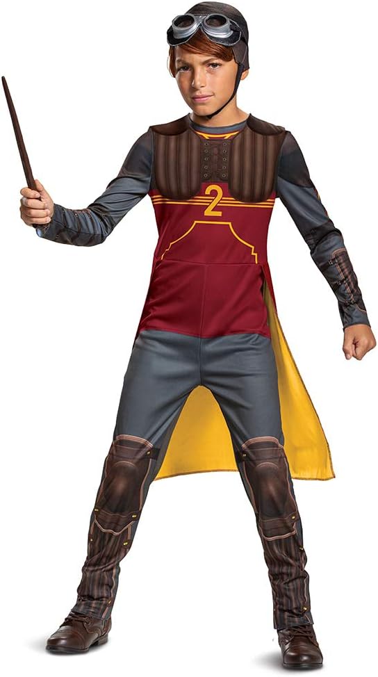 Ron Weasley Quidditch Costume for Kids, Official Wizarding World Harry Potter Boys Outfit, Child Size