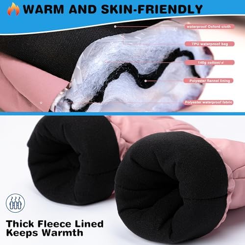 ThxToms Kids Winter Gloves Waterproof Ski Snowboard Gloves for Ourdoor Sports, Boys and Girls Cold Weather Bike Gloves 3 51zmlzq eoL. AC