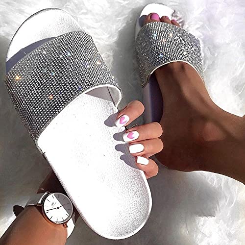 Slippers Women Women Shoes Slippers Flip Flops Summer Slides Crystal Bling Beach Casual Outdoor Female Ladies Platform2