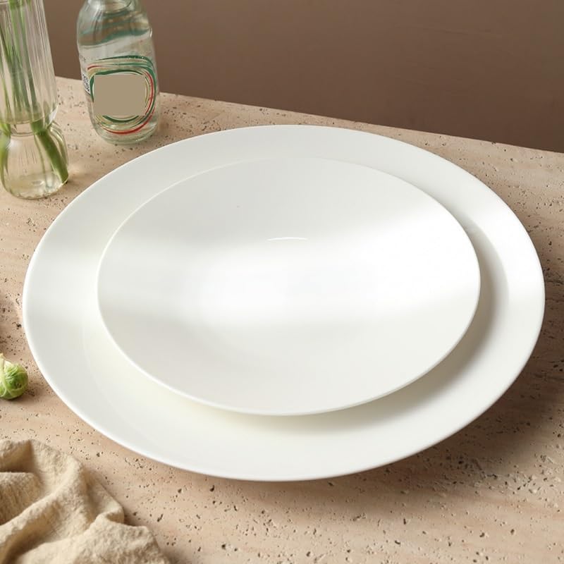 Talerze obiadowe talerz ceramiczny, talerz do użytku domowego, zachodni stek zastawa stołowa zestaw naczyń zachodnich (M)