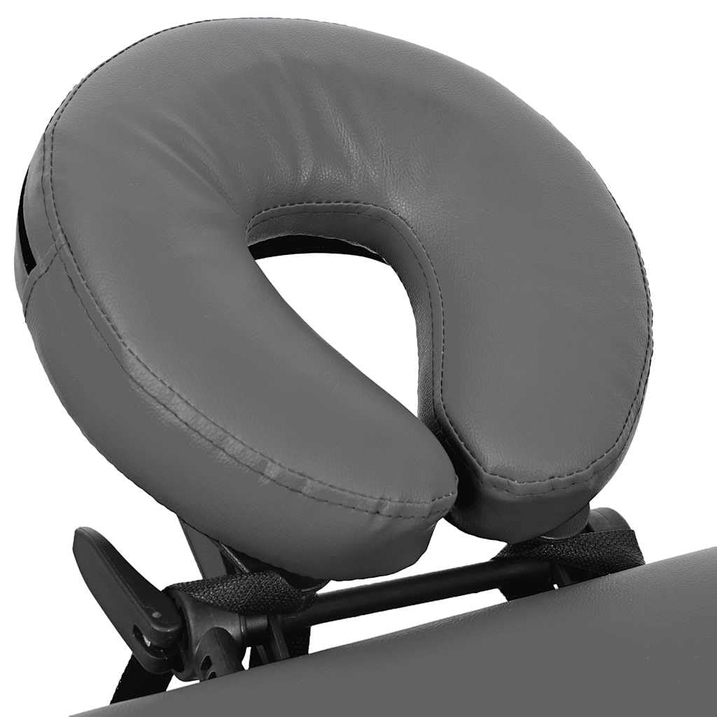 Massagetisch mit 4 Zonen Aluminiumrahmen Anthrazit 186×68 cm,Gesundheit & Schönheit,Körperpflege,Massage & Entspannung,Massagetische,Anthrazit,17.85 kg-110176