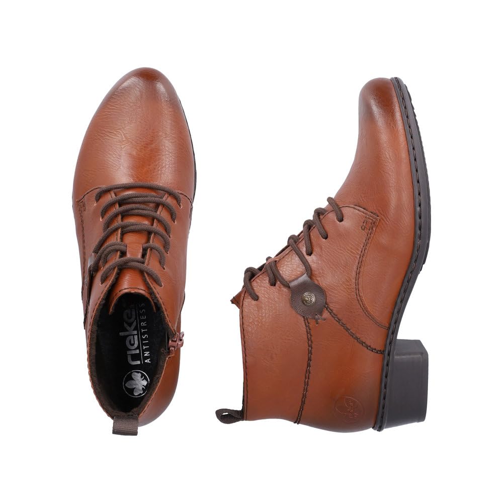 Rieker Y0742-24 Damen Ankle Boot Synthetik braun braun