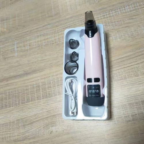 Multifunction Face Clearner,Blackhead Remover,3 Adjustable Suction Levels 4 Different Suckers Rechargeable Suitable for Most Facial Problem (Pink)