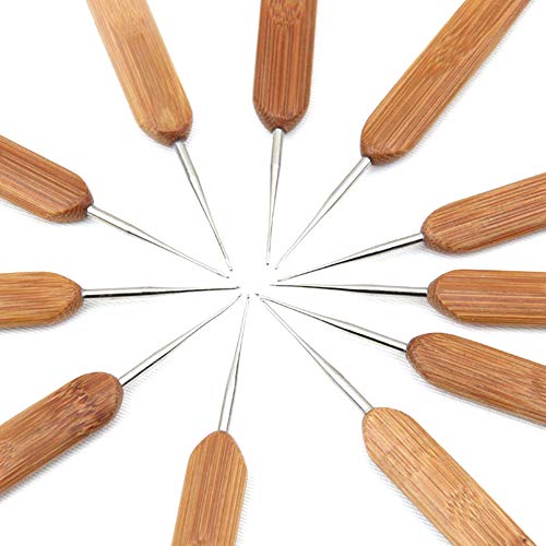 4 pezzi dreadlock uncinetto, 1 ganci, 2 × 0,5 mm e...