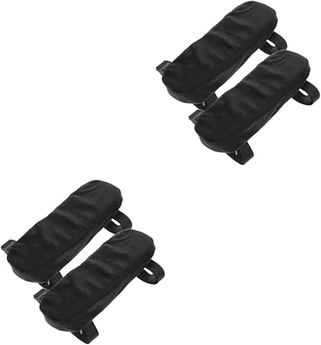 Operitacx 2 pares de almohadillas para reposabrazos de silla, coderas, reposabrazos para silla de oficina, fundas de sofá, fundas de brazo de espuma
