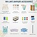 SUNFATT Kids Easel Accessory Set,100+ Art Supplies for Children's Painting,Drawing,or Crafting,Kids Toys for Ages Aged 3 4 5 6 7,8-13