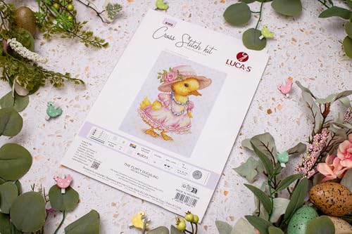 Image of Cross Stitch Kit Luca-S - The Flirty Duckling, B1415
