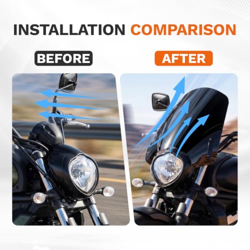 PIKPOP Tall Windshield for Vulcan S