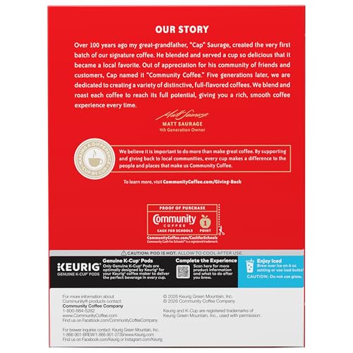Image of Community Coffee Chocolate Lava Cake Flavored 22 Count Keurig K-Cup Coffee Pods, Medium Roast, 22 Count (Pack of 1)