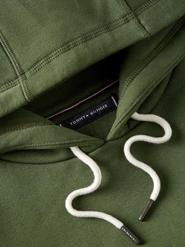 Image of Tommy Hilfiger Men's Medium Weight Fleece Hoodie Sweatshirt With Embroidered Logo, Also Available in Big & Tall