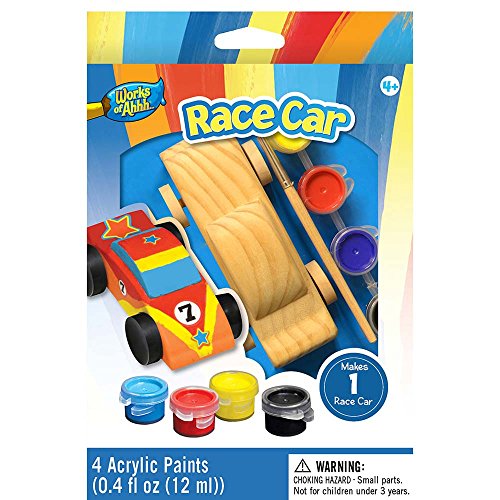 MasterPieces Works of Ahhh Mini Vehicles Small Peggable Wood Paint Kit