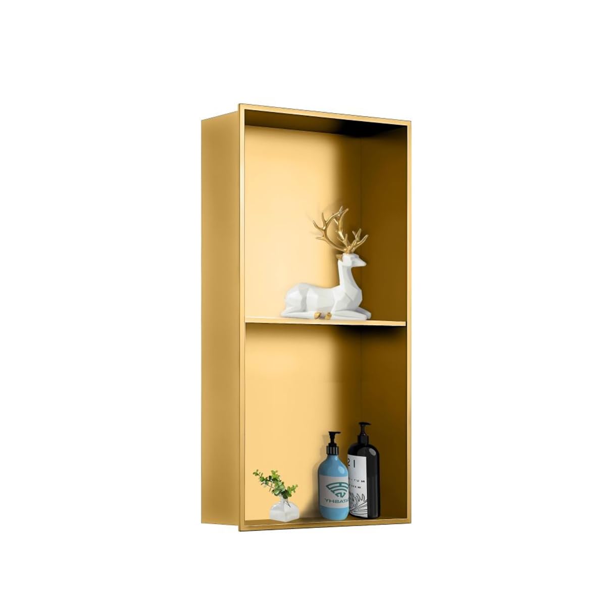 Étagère de douche encastrée : gagnez de la place avec la niche inox brossé