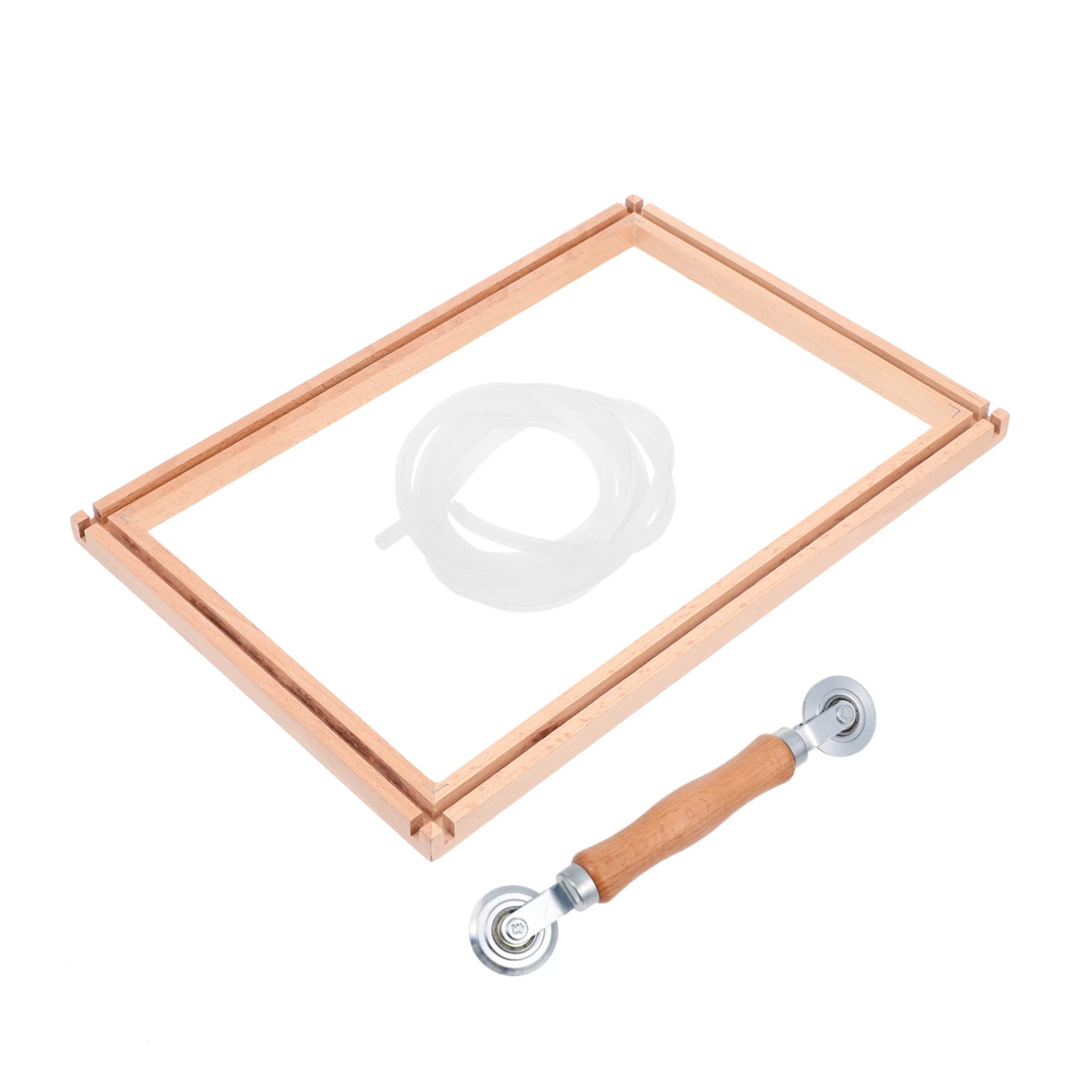 Anneome Multifunktionaler Holz Stickrahmen Kreuzstichrahmen 20x35,6cm Kompakt Für Handarbeiten Und Perlenstickerei Tischständer