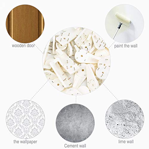 52 ganci per appendere quadri senza residui, per