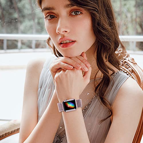 Enjiner 5 Pack Sport Loop Band Compatible With Apple Watch 38Mm 40Mm 41Mm Iwatch Se Series 7 6 5 4 3 2 1, Nylon Weave Women Men Stretchy Elastic Braided Replacement Wristband Strap, 5 Pack A 38/40/41 #TOP3