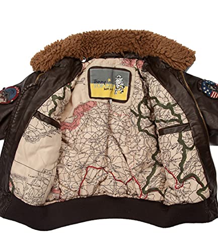Top Gun® Kid's Vegan Leather Aviator Jacket2