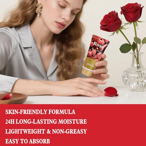 Romantic Rose Gifts for Women Spa Gift Basket, Bath Set with Bath Bombs & Body Lotion, Anniversary Valentine's Day Gifts for Her, Wife, Girlfriend - Image 5