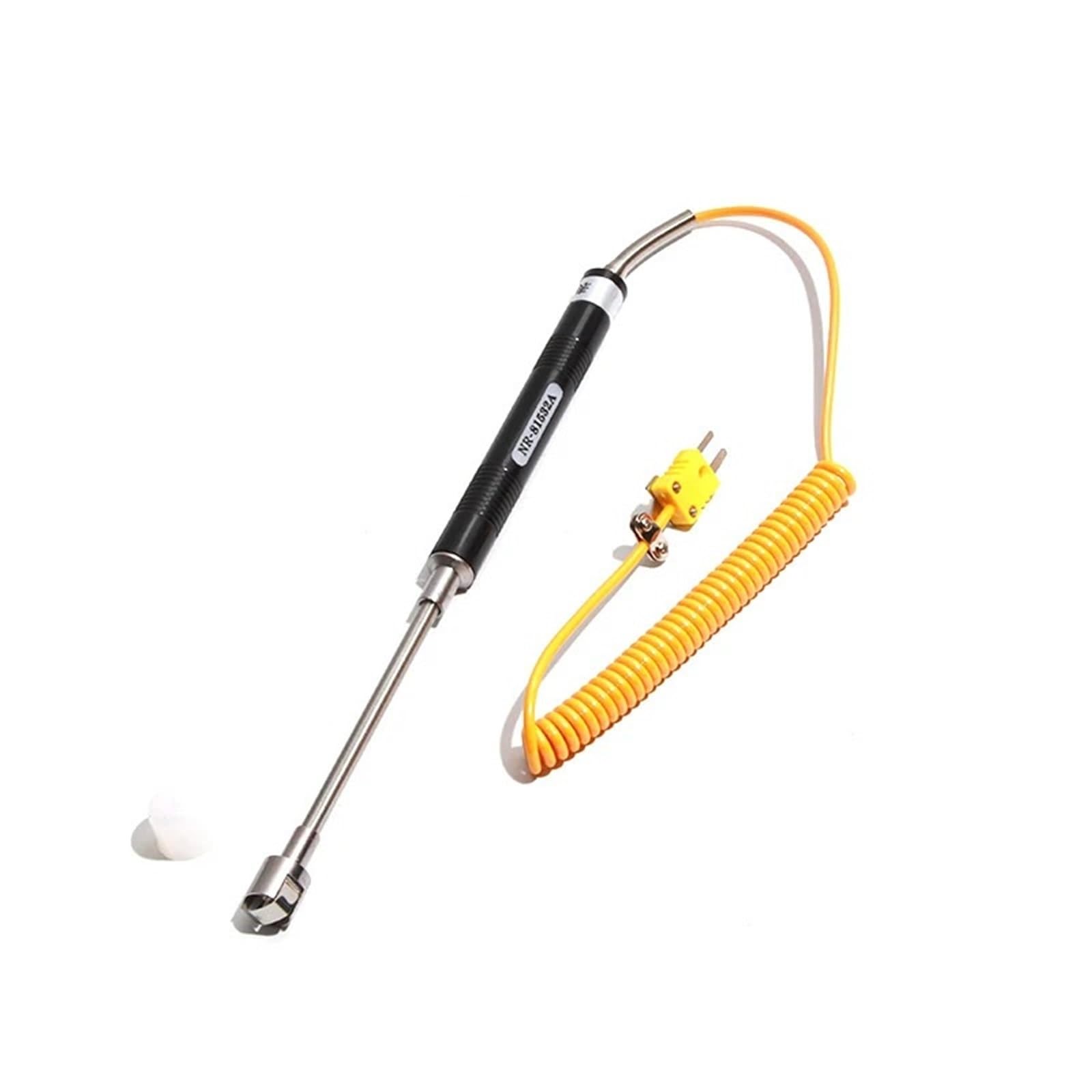 NOVFDLOP Surface Temperature Thermocouple Sensor Straight Handle Handheld Thermometer Probe NR-81532A NR-81532B NR-81533A NR-81533B(NR-81533B)