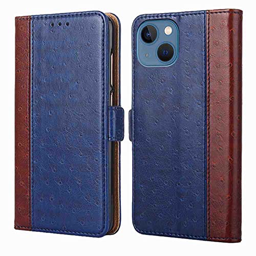 Fansipro Funda tipo cartera para teléfono NOKIA 5.1 PLUS, cubierta de piel sintética de alta calidad para 5.1 PLUS, 3 ranuras para tarjetas, bien ajustada, azul