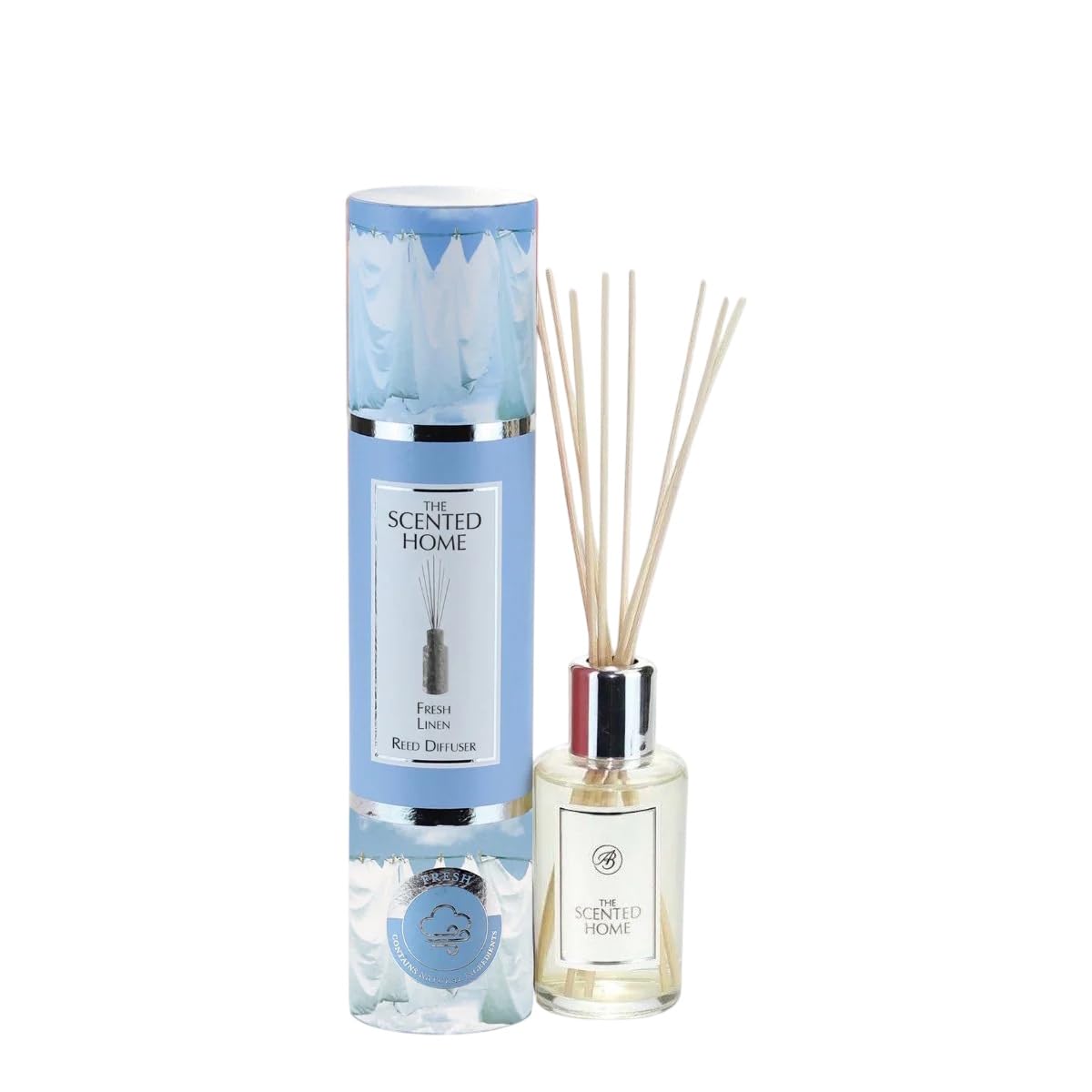 Ashleigh & Burwood Clear Fresh Linen Scented Home Reed Diffuser - 50Ml