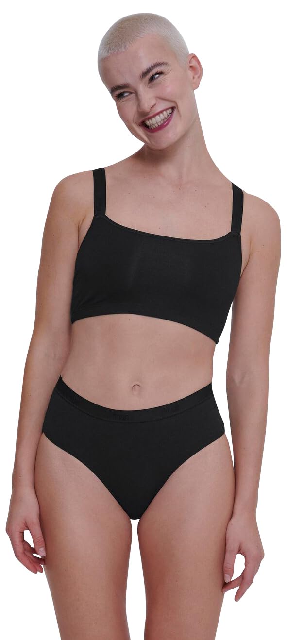 Sloggi Women's Black Go Casual Top,
