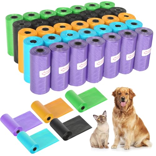 CIOXSOIO 800 Pièces Sac a Crottes Chien, 30x22cm Sac a Caca pour Chien, Solides et Anti-fuite Dog Poop Bags, Portable Sac Dejection Canine pour Intérieurs et...