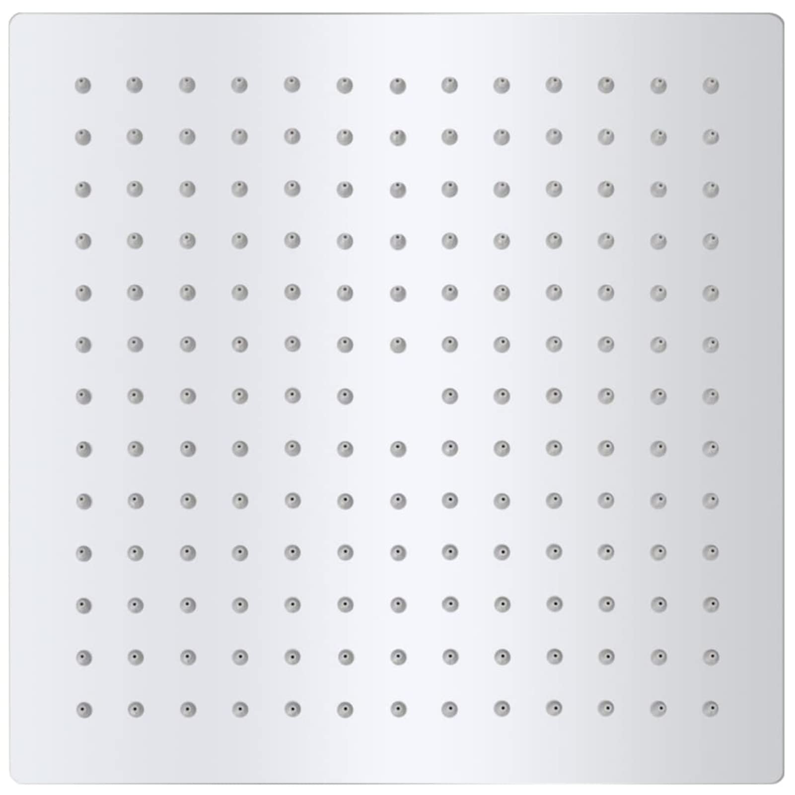 ZEYUAN Testa Doccia a Pioggia in Acciaio Inossidabile 25x25 cm Quadrata,Testa Doccia a Pioggia,Doccia Soffione,Attrezzature per Bagni(SPU:142160)