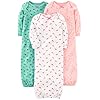 Simple Joys by Carter’s Infant-and-Toddler-Nightgowns (Pack de 3) para Bebés