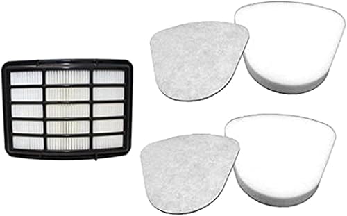 Kit de 2 paquetes Smartide para Shark Navigator Lift-away Nv350 Nv351 Nv352 Nv355 Nv356 Nv357 espuma de pre-filtro y fieltro 1 filtro absoluto para