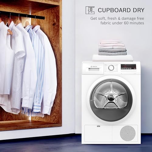 Image of Bosch 7 kg Fully Automatic Condenser Tumble Dryer WTN86203IN, White, Inbuilt Heater)