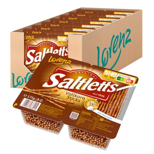 LORENZ | Saltletts Sticks Vollkorn | 8 x 175 g | vegan