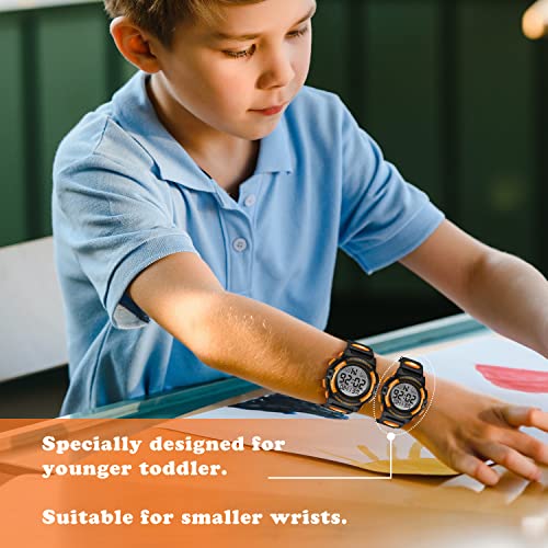 Image of Kids Watch,Boys Watch for 3-15 Year Old Boys,Digital Sport Outdoor Multifunctional Chronograph LED 50 M Waterproof Alarm Calendar Analog Watch for Children with Silicone Band,Kids Gift