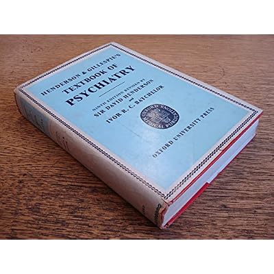 Henderson and Gillespie's Textbook of Psychiatry