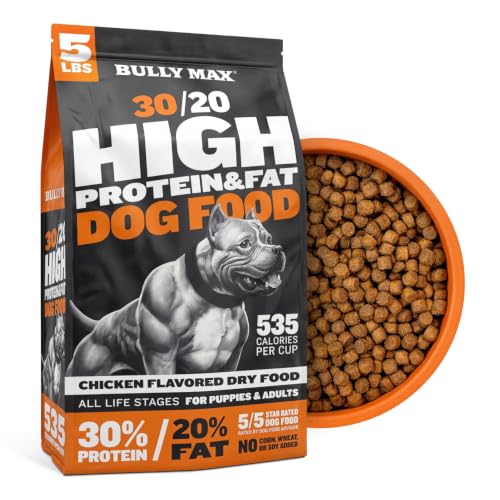 Bully Max High Protein High Calorie Dog Food...